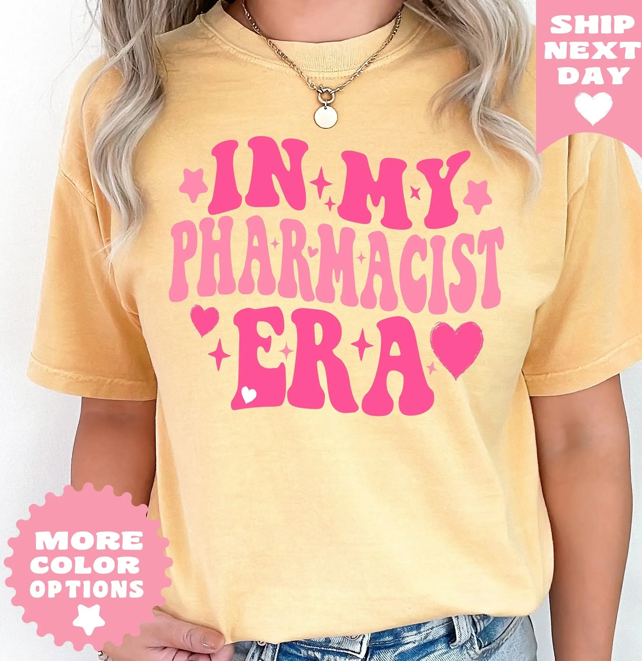 In My Pharmacist Era Best Pharmacist Appreciation T-Shirt, Pharmacist Shirt for Women ,Pharmacy Student Gift, Funny Pharmacist Gift for Her